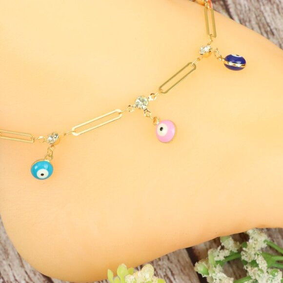 Dainty Anklet for Women – Elegant Everyday Jewelry & Perfect Gift | MLCRC1532 - Picture 1 of 10